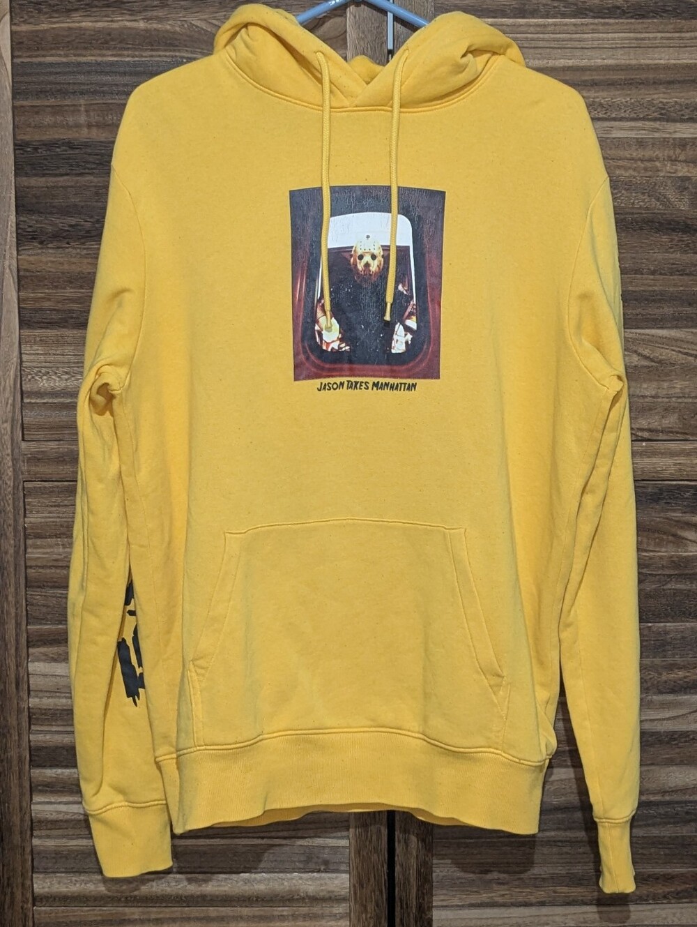 H&M Friday the 13th "Jason Takes Manhattan" Yellow Hoodie - Offers Welcome!
